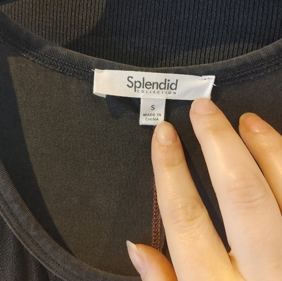 Splendid Charcoal Modal Set: Foldover Maxi Skirt and Tank Size Small - Picture 12 of 12